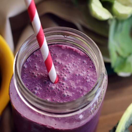 Blueberry Cauliflower Smoothie