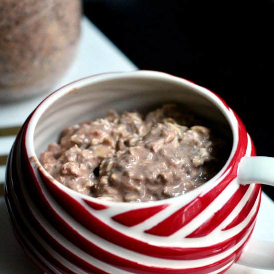 Hot Cocoa Overnight Oats