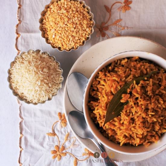 Spicy Mung Bean Pilaf