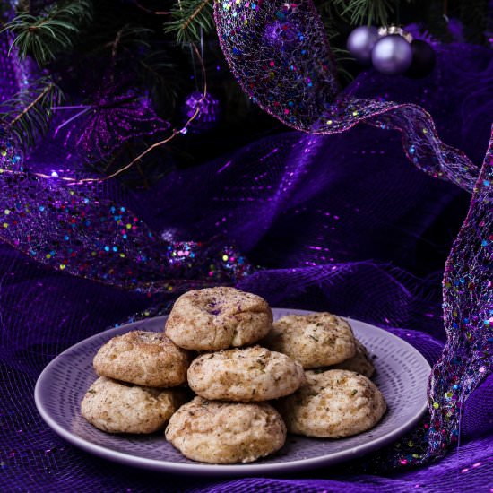 Lavender Snickerdoodle Cookies