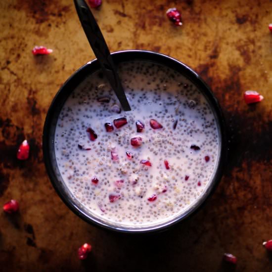 Pomegranate Chia Seed Pudding