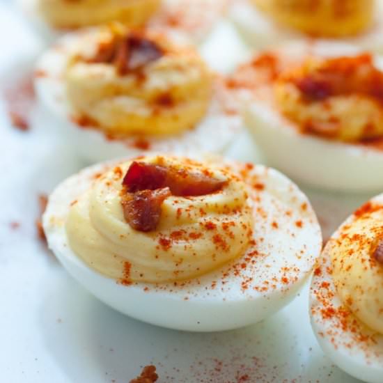 Smoky Deviled Eggs