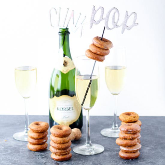 Mini Champagne Donuts