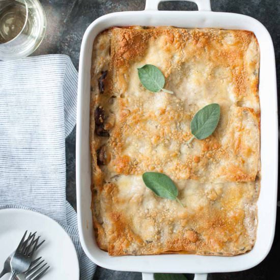 Mushroom Sage Lasagna