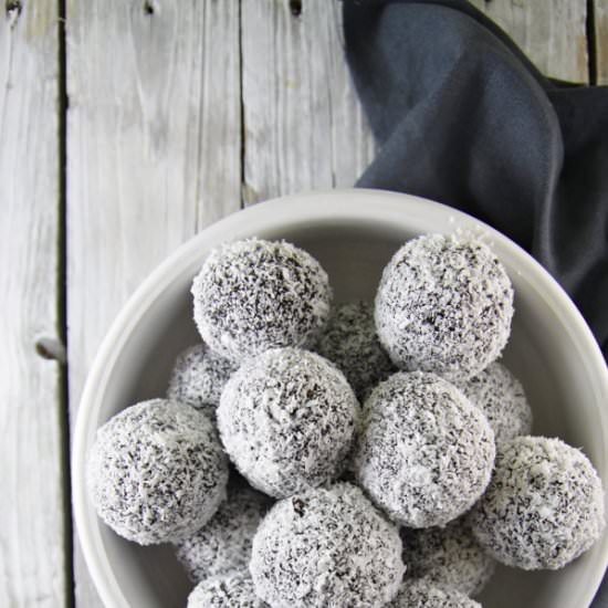 Coffee Rum Coconut Bites