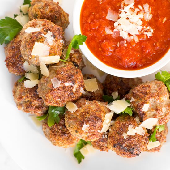 Baked Turkey Meatballs