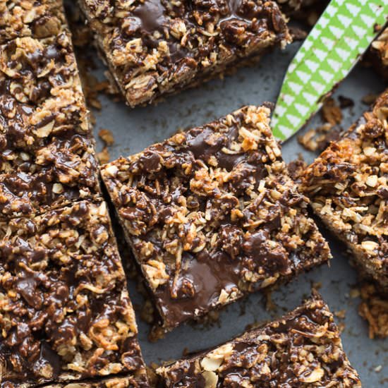 Chocolate Chai Spice Crumble Bars