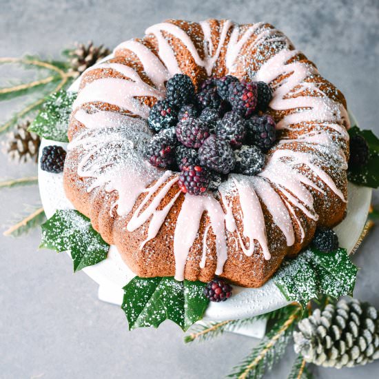 Blackberry Wine Cake