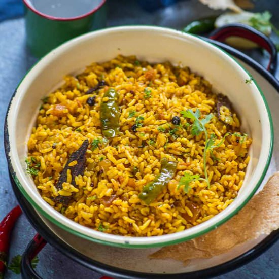 South Indian Style Tomato Rice