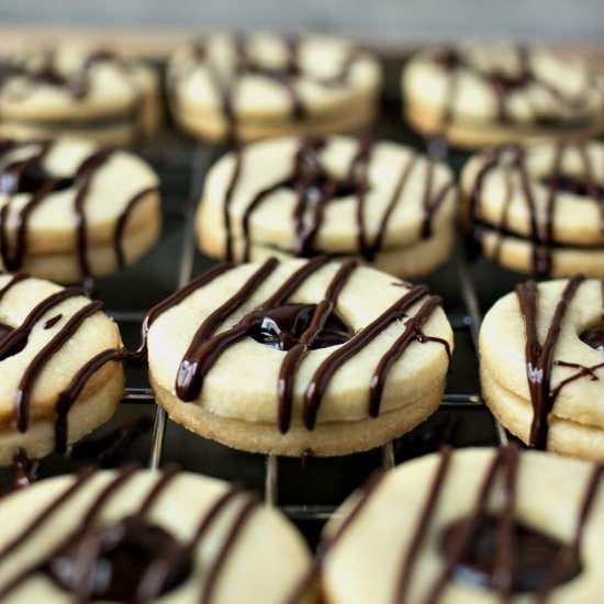 Fudge Striped Cookies