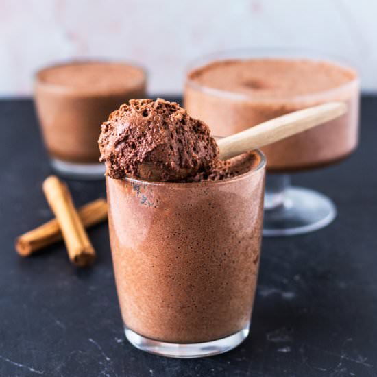 Vegan Aquafaba Chocolate Mousse