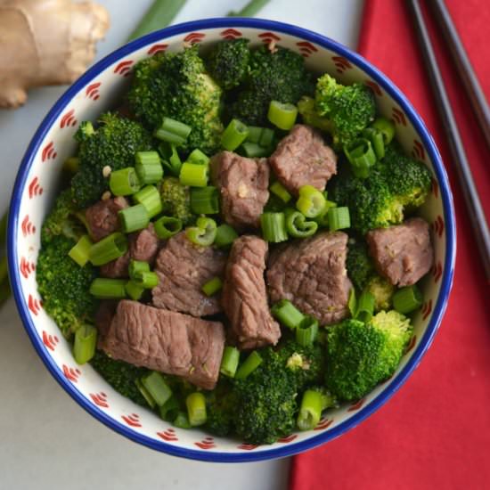 Low Carb Beef & Broccoli Stir Fry