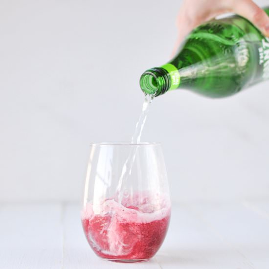 Pomegranate Lime Spritzer
