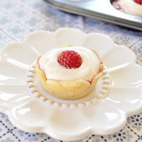 Raspberry & Chocolate Tartlets