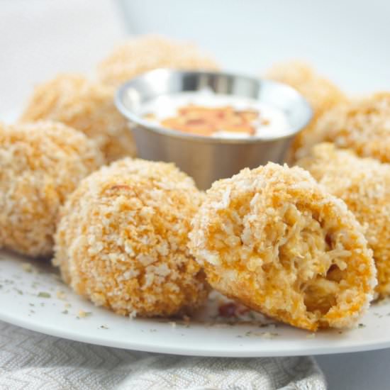 Buffalo Chicken Quinoa Bites