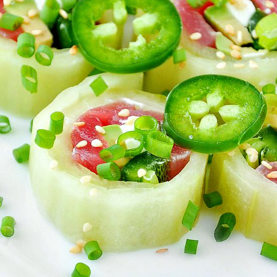 Cucumber Sushi Rolls
