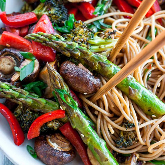 Easy Teriyaki Roasted Vegetables