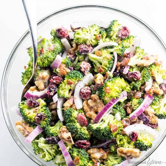 Easy Broccoli Cranberry Salad