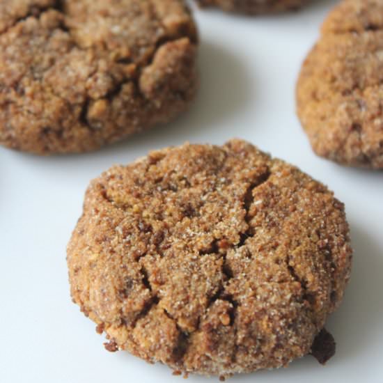 Healthy Ginger Molasses Cookies