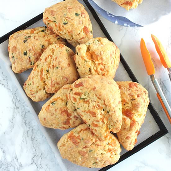 savory cheddar and chives scones