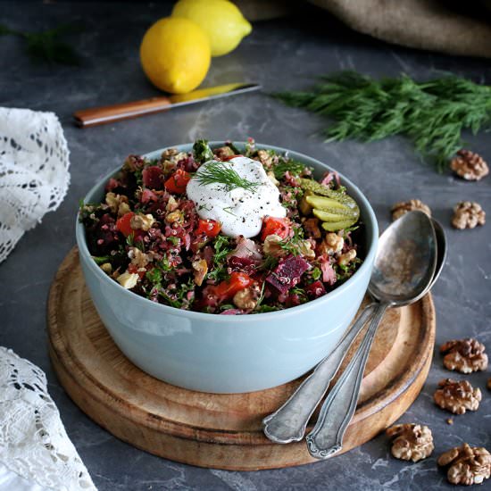 Russian Style Quinoa Salad
