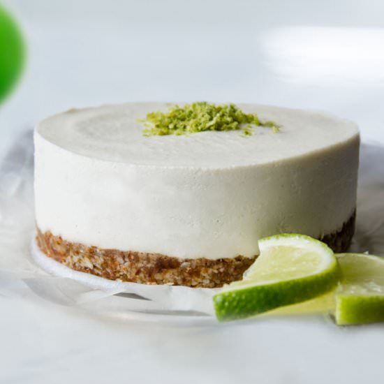 Raw Lime Cheesecake
