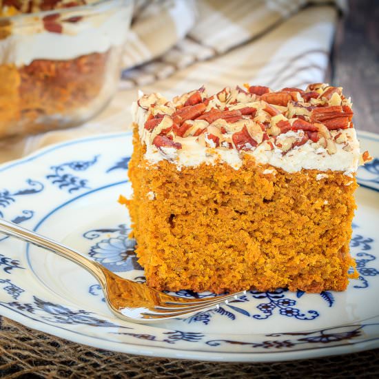 Pumpkin Snack Cake