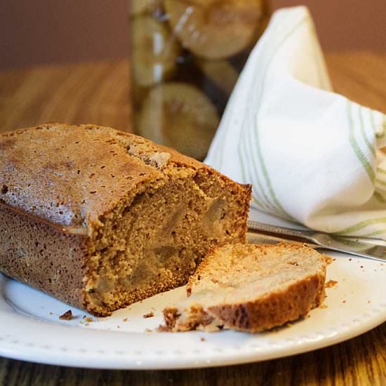Spiced Honey Pear Bread