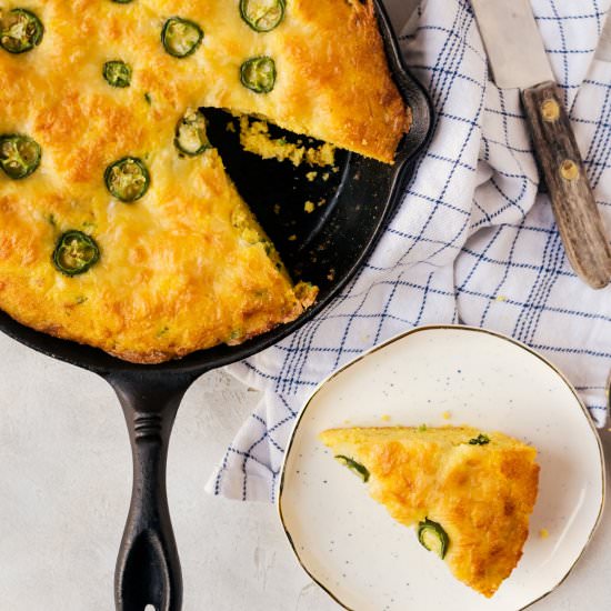 Jalapeno Cheddar Cornbread
