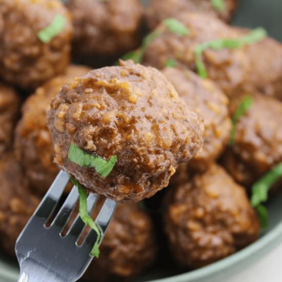 Cherry Cola Jalapeno Meatballs