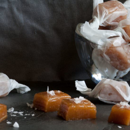 Vegan Sea Salt Caramels