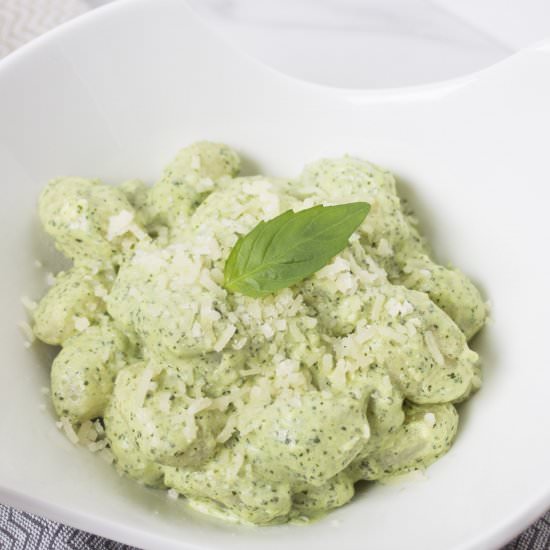 Creamy Pesto Gnocchi