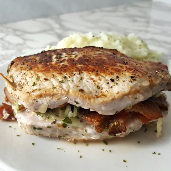 Smoked Gouda and Bacon Stuffed Pork