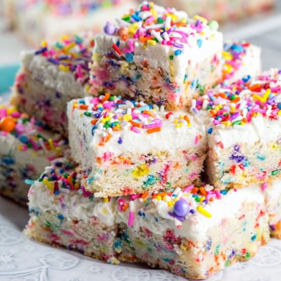 Sprinkle Sugar Cookie Bars