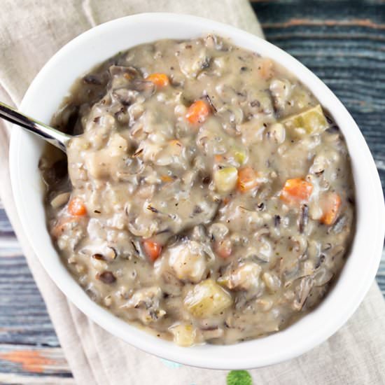 Mushroom and Wild Rice Soup