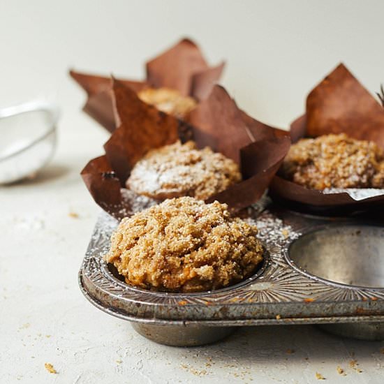 Whole Wheat Carrot Muffins
