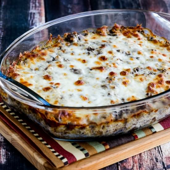 Low-Carb Ground Beef Stroganoff