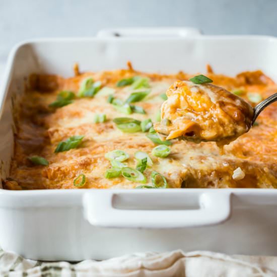 Sour Cream Chicken Enchiladas