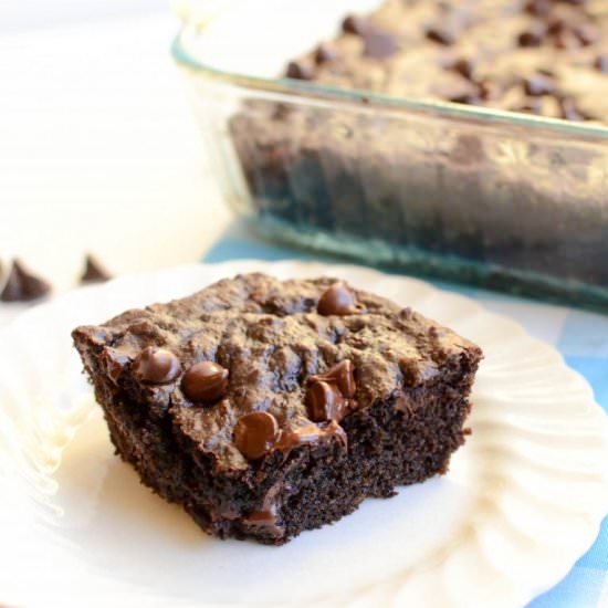 Healthy Dark Chocolate Brownies