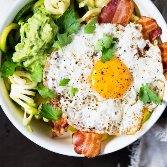 Whole30 & Keto Breakfast Zoodles