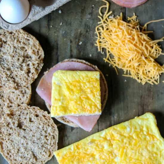 Healthy Egg McMuffin Sandwiches