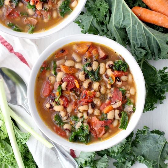 Instant Pot Black Eyed Pea Soup
