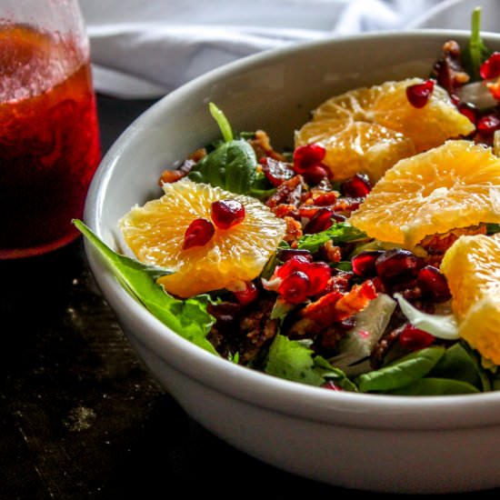 Winter Salad with Pomegranate