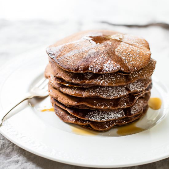 Gingerbread pancakes
