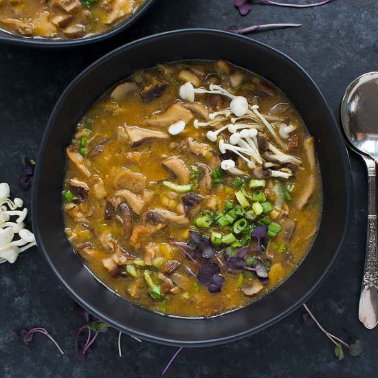 Wild Mushroom Miso Soup