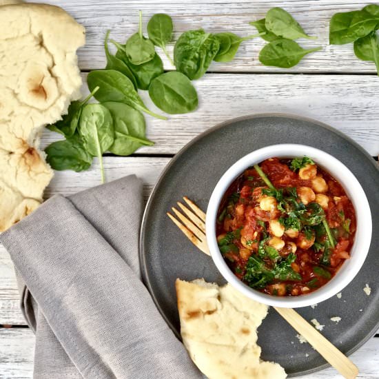 Moroccan Spiced Chickpeas