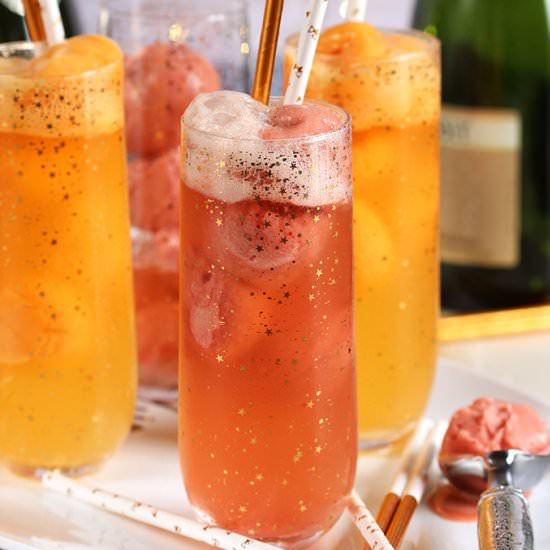 Easy Mimosa Float