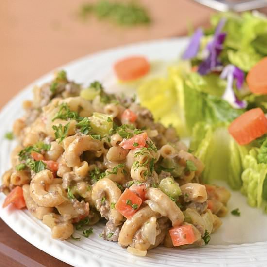 Homemade Cheesy Hamburger Helper