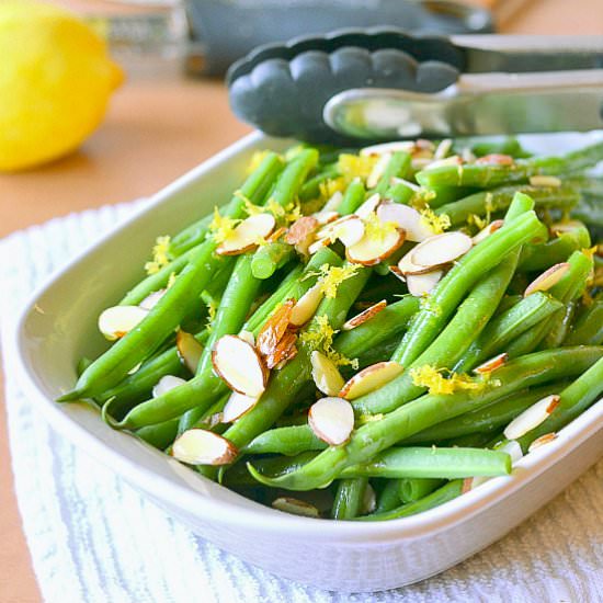 Lemon Butter Green Beans