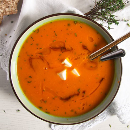 Butternut Squash and Orange Soup